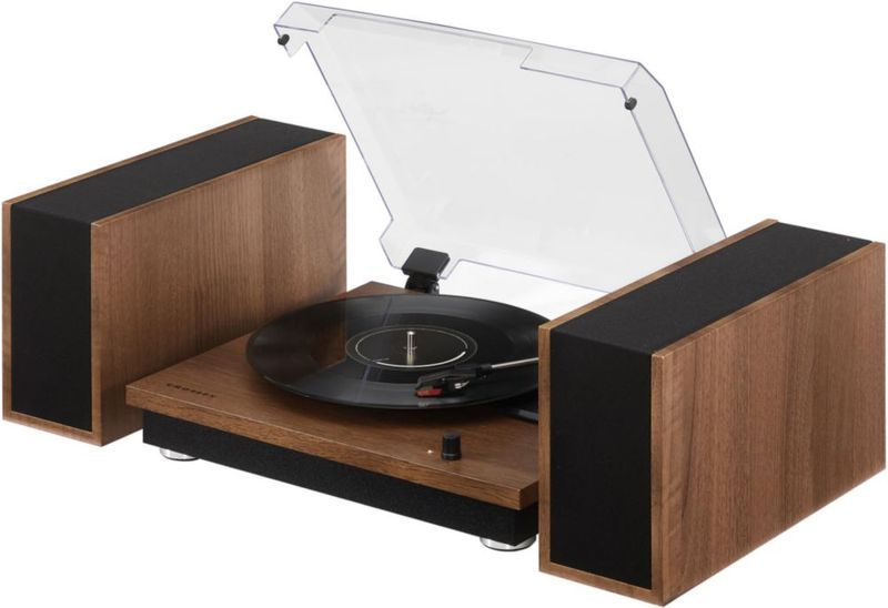 Tocadiscos Crosley CR7502A-WA Bluetooth 3 Velocidades Nogal