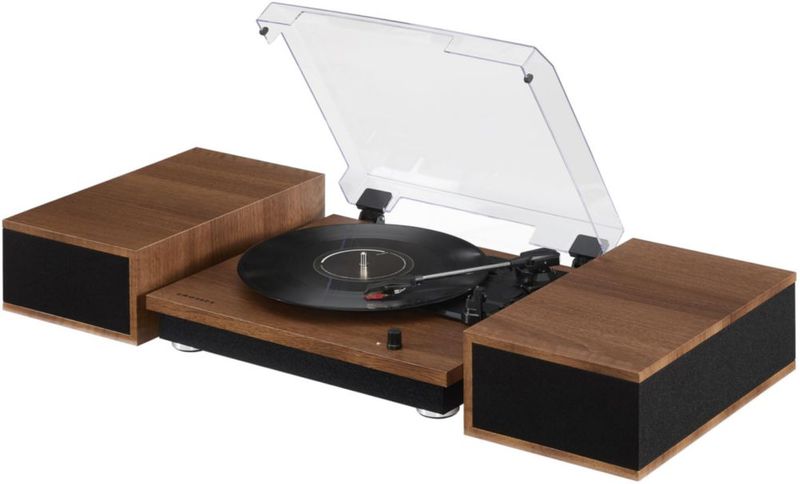 Tocadiscos Crosley CR7502A-WA Bluetooth 3 Velocidades Nogal