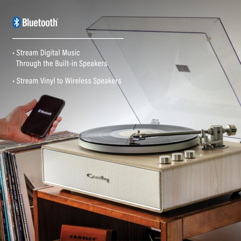 Tocadiscos Crosley CR6046A-NASL 2 Velocidades con Bocinas Bluetooth