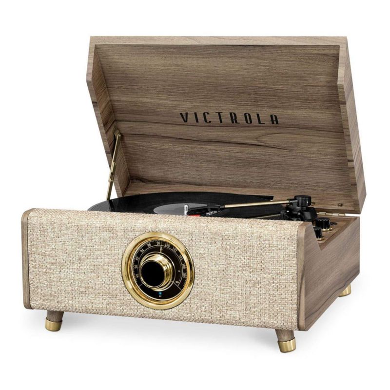 Tocadiscos Victrola Highland 4 en 1 con Bluetooth y Radio FM