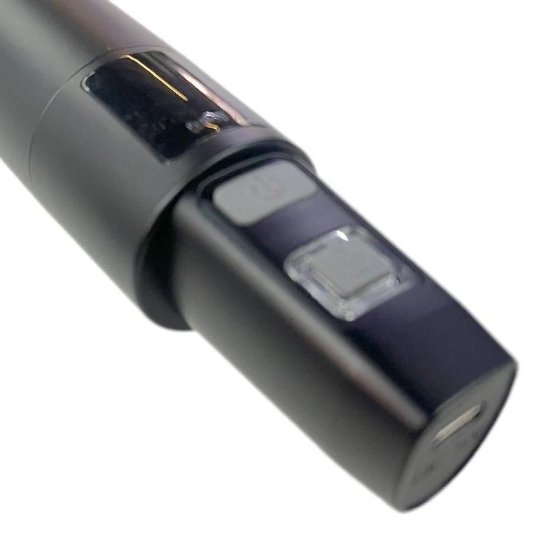 Set 2 microfonos dinamico inalambricos recargables g28b negro