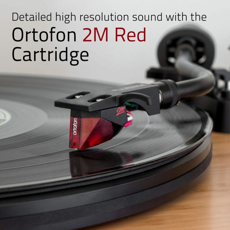 Tocadiscos Fluance RT83 de bambú con cápsula Ortofon 2M Red