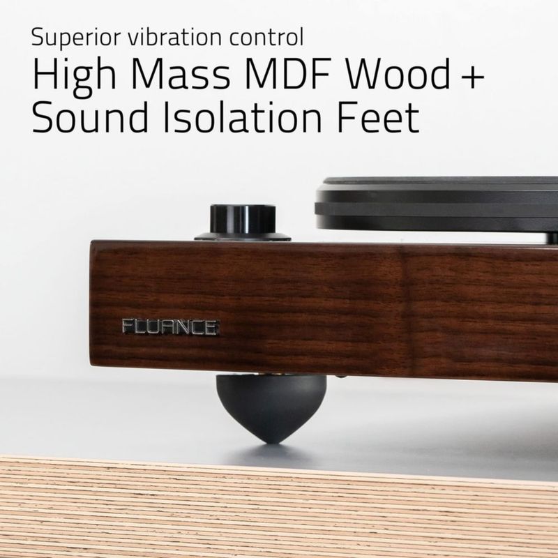 Tocadiscos Fluance RT83 de bambú con cápsula Ortofon 2M Red