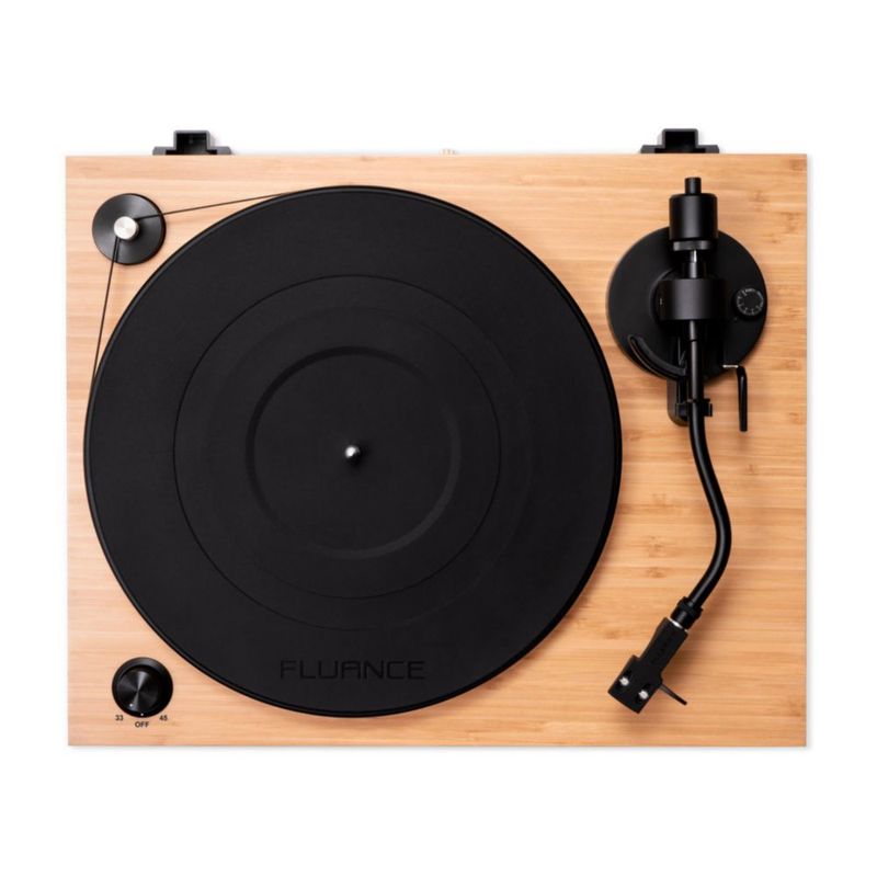Tocadiscos Fluance RT83 de bambú con cápsula Ortofon 2M Red