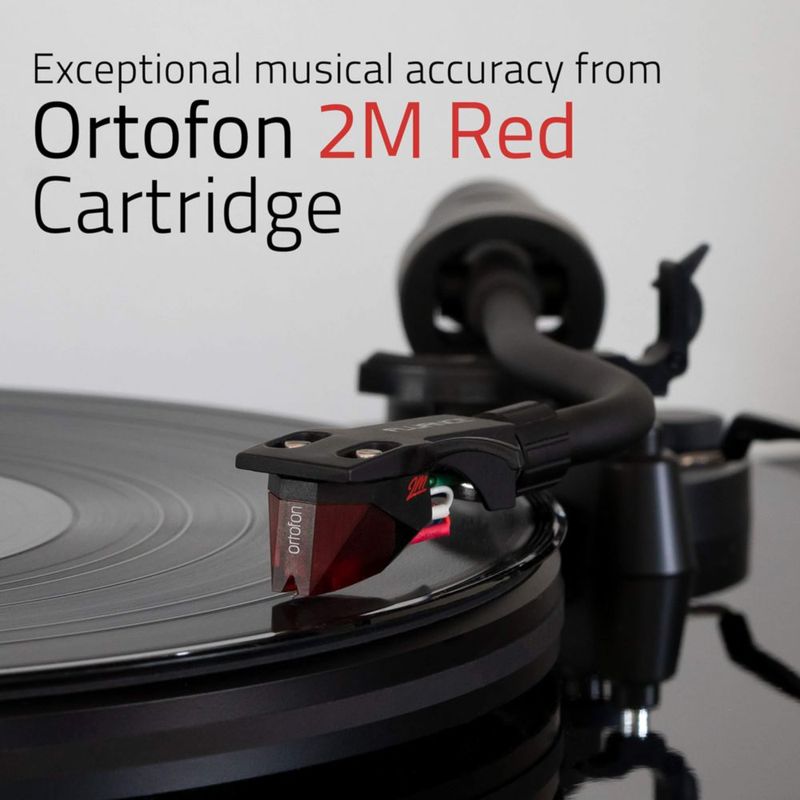 Tocadiscos Fluance RT83 Ortofon 2M Red Negro Piano
