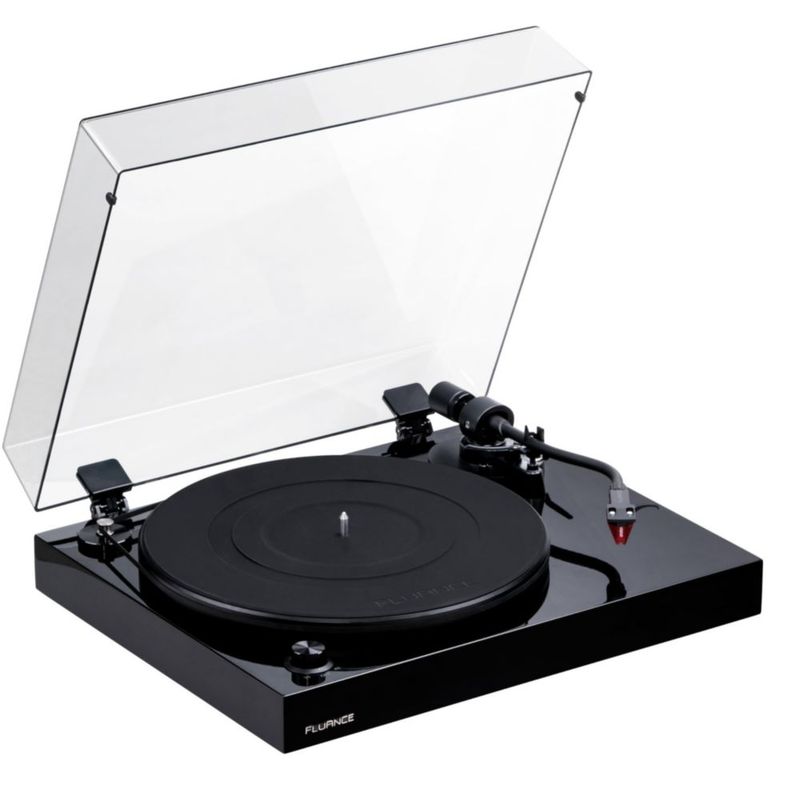 Tocadiscos Fluance RT83 Ortofon 2M Red Negro Piano