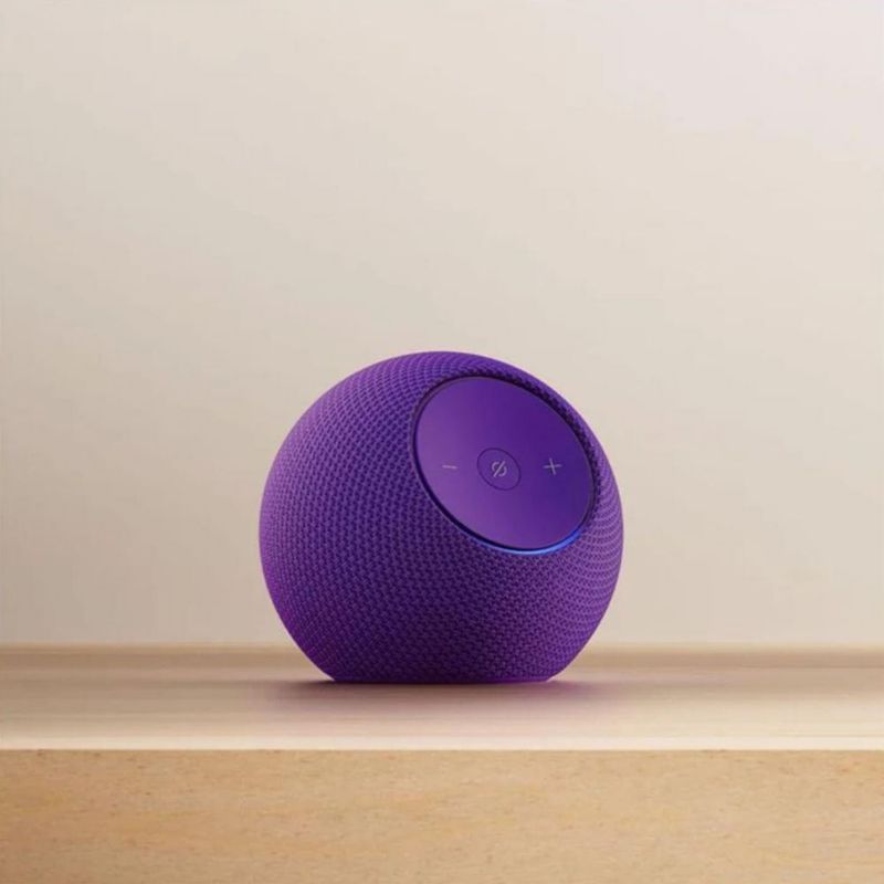 Bocina Inteligente Echo Dot Max Morada con Alexa