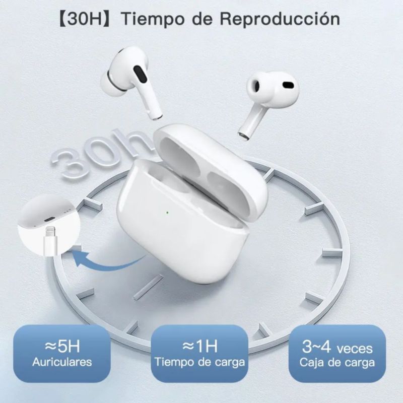 Audífonos Bluetooth Oem Compatible iPhone Android Blanco