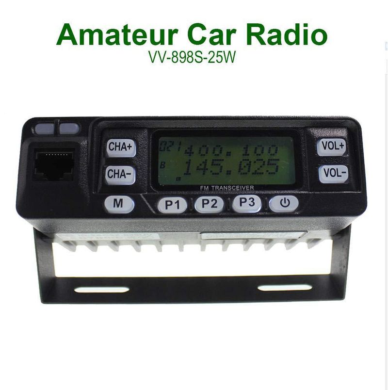 Radio de dos vías Leixen VV-898S 25W UHF/VHF con cable