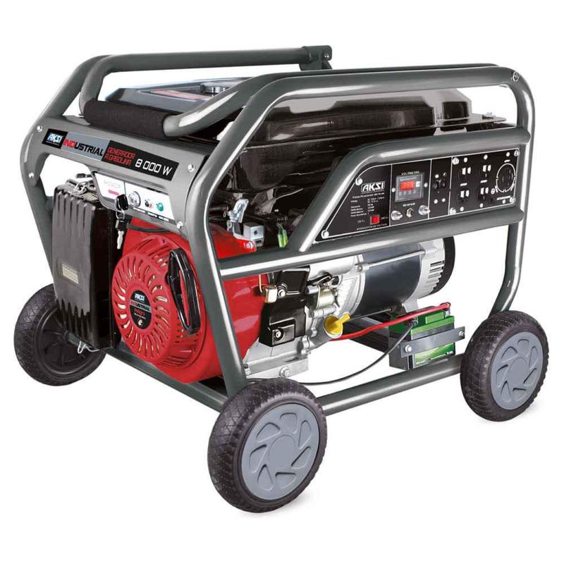 Generador Electrico Aksi Portatil a Gasolina 15 HP 8000W Industrial