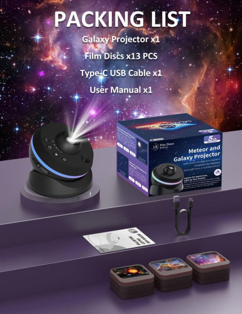 [Planetario] VanSmago Galaxy Projector 6ª generación actualizado
