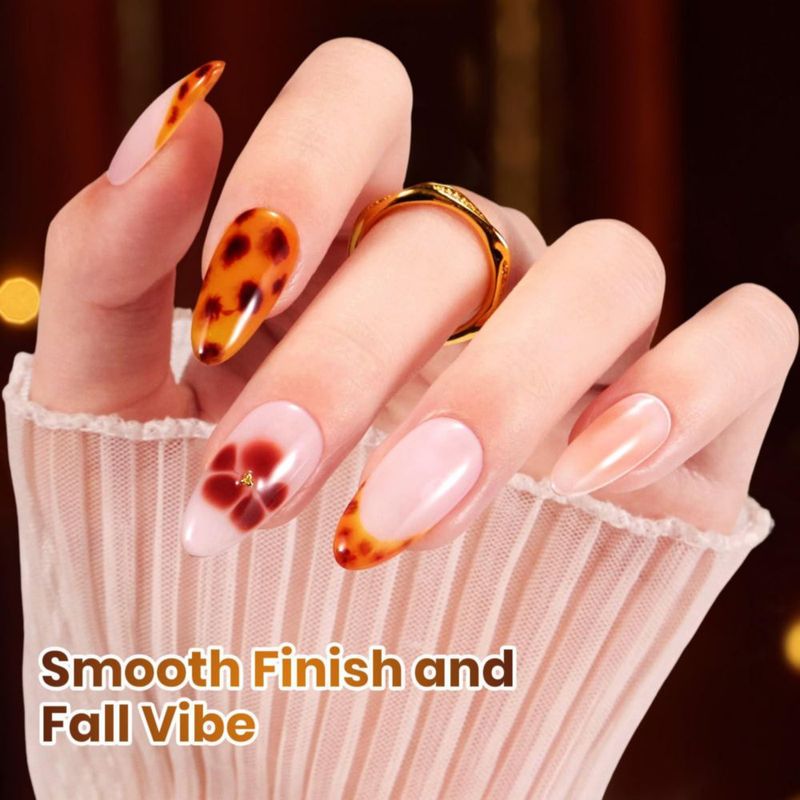 Set de esmaltes de gel beetles Otoño + Gel Blooming