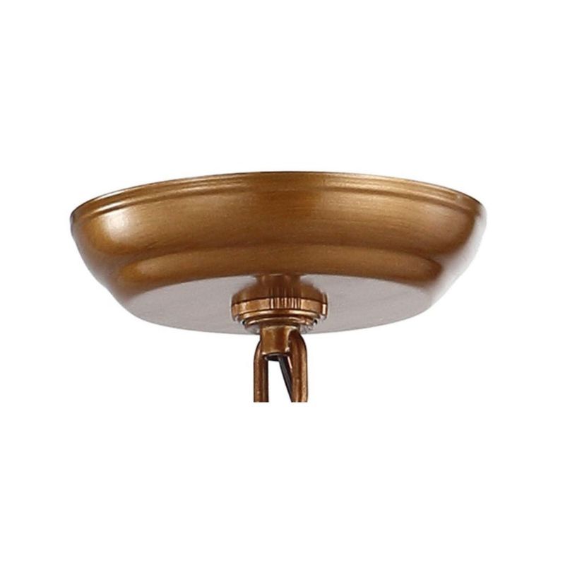 Lámpara colgante JONATHAN Y 30 cm 4 luces Jaula en oro antiguo