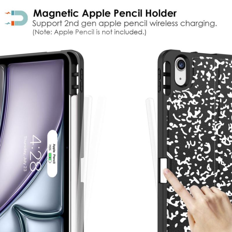 Funda para iPad Supveco 11"/10.9" con soporte para Pencil