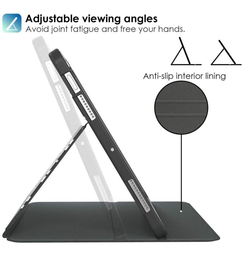Funda para iPad Supveco 11"/10.9" con soporte para Pencil