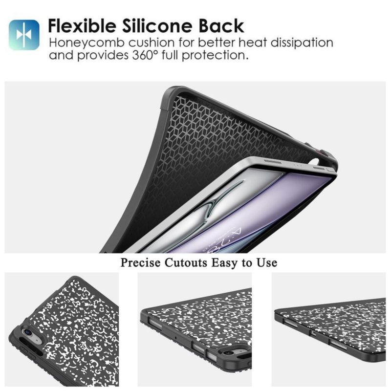 Funda para iPad Supveco 11"/10.9" con soporte para Pencil