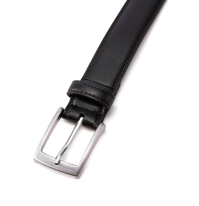 Cinturón MILORDE de Cuero 44 (Cintura 42) Negro Clásico