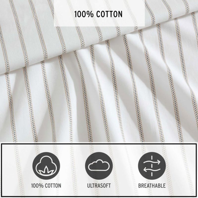 Juego de sábanas Eddie Bauer Full 206 cm 100 % algodón