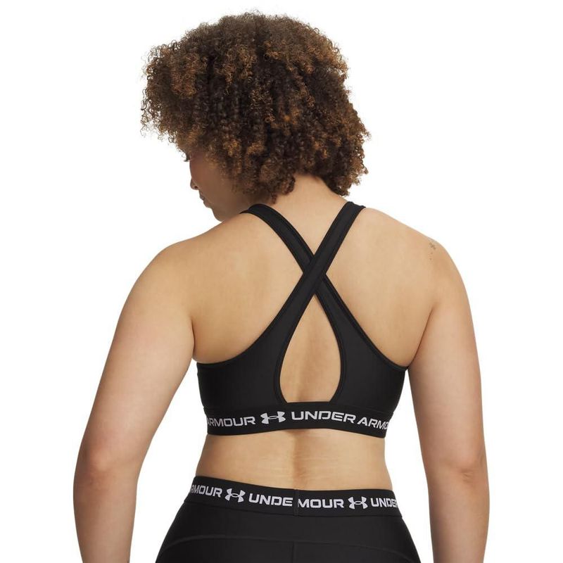 Sujetador Deportivo Under Armour XL 011 Negro Crossback Impacto Medio