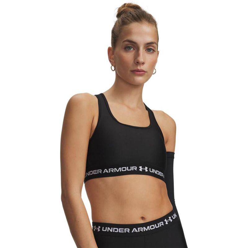 Sujetador Deportivo Under Armour XL 011 Negro Crossback Impacto Medio
