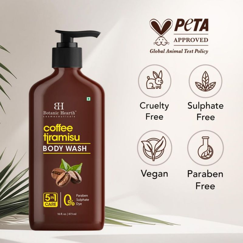 Gel de baño Botanic Hearth 473 ml Café Tiramisú