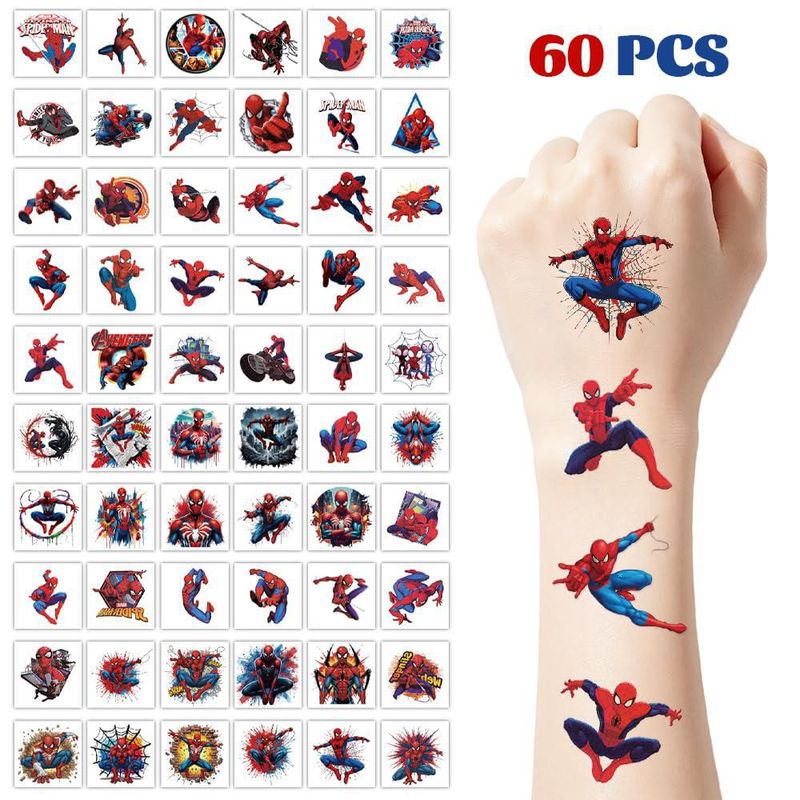 Tatuajes temporales standhustle 60 unidades impermeables para niños
