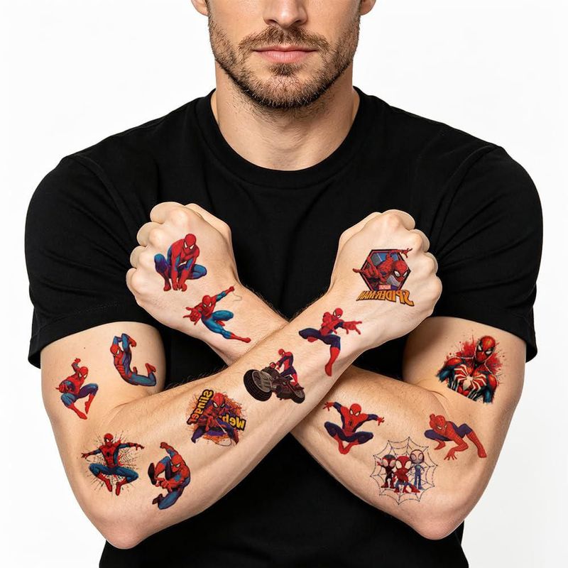 Tatuajes temporales standhustle 60 unidades impermeables para niños