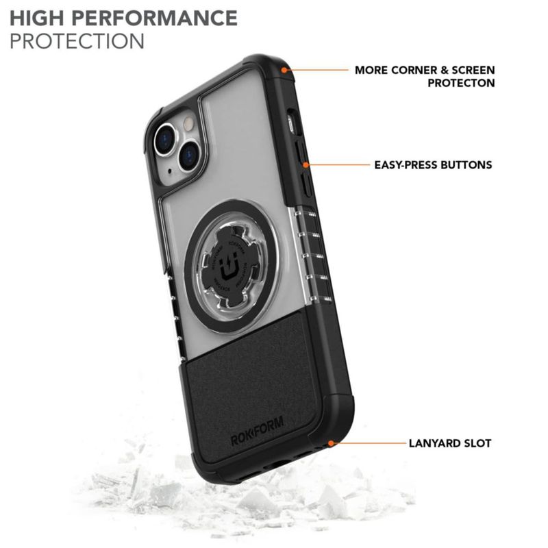 Funda Rokform iPhone 14 Plus Cristal Transparente