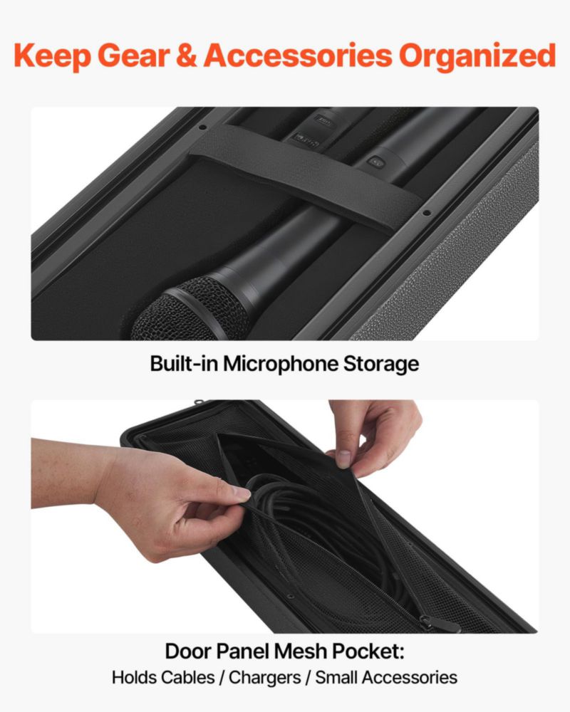 Estuche Rack VEVOR 2U de 30 cm de profundidad polietileno