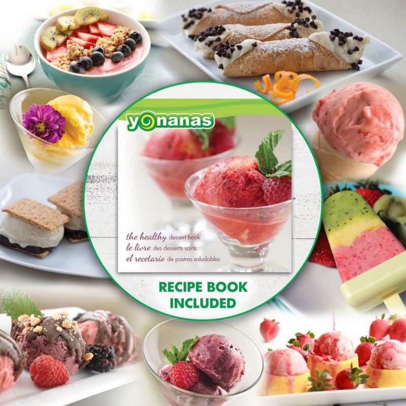Máquina para hacer helados Yonanas Classic Original de 200 W color plateado
