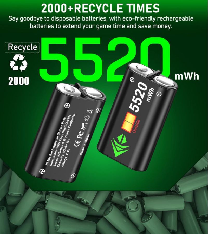 Controlador Charger Station Techerleaf Recargable Xbox