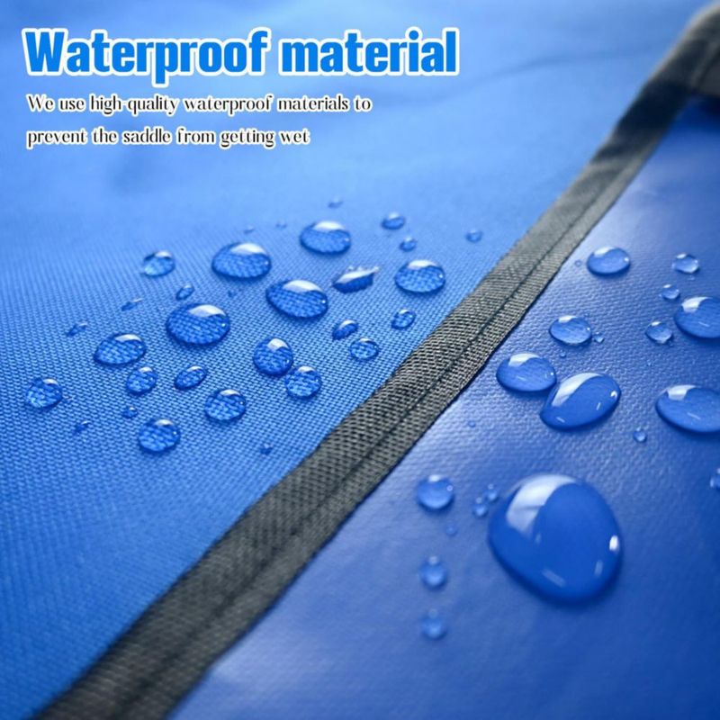 Funda para Silla de Montar Paloura Azul de 6 Correas Impermeable