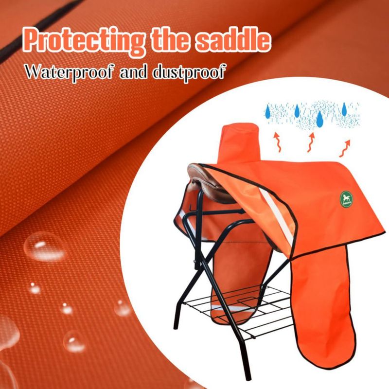 Funda para Silla Paloura 91x96 cm Naranja de 6 Correas