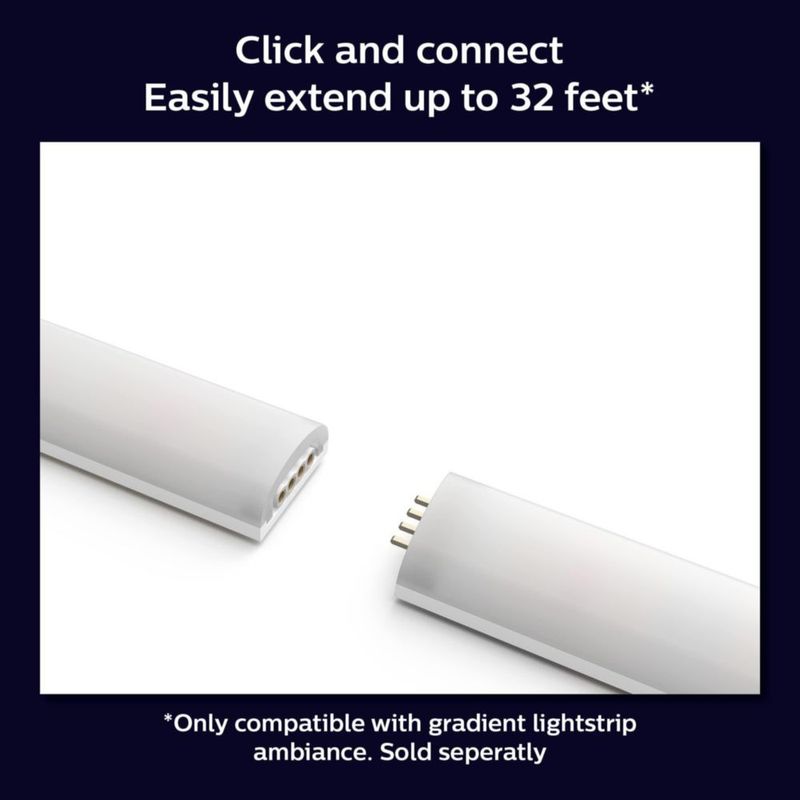 Extensión de tira de luz LED inteligente Philips Hue de 09 m multicolor