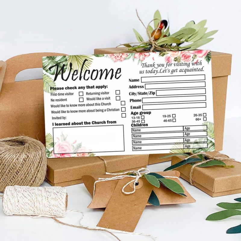 Tarjetas de Visitantes Trendsslabels 13x18 cm Paquete de 50