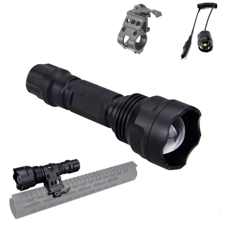 Linterna LUXJUMPER IR 940nm con Zoom y Control Remoto