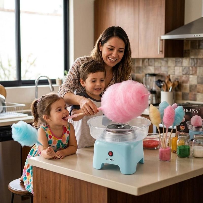 Máquina de Algodón de Azúcar SOKANY SK-520 500W