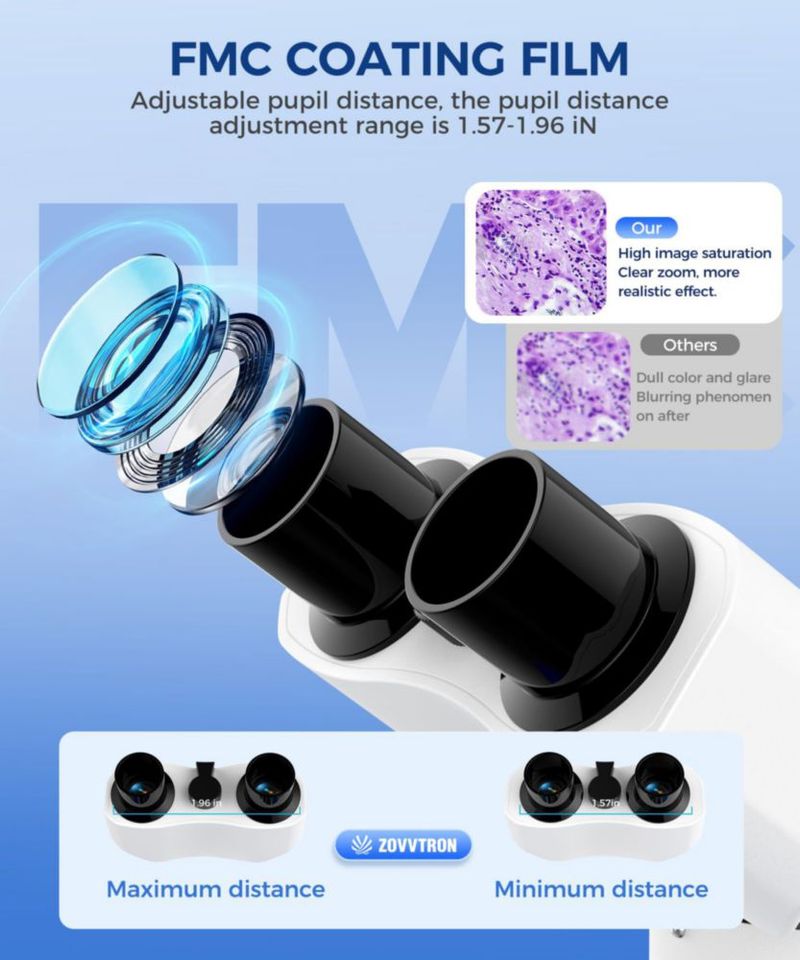 Microscopio Binocular PalliPartners 40X-2000X – Kit