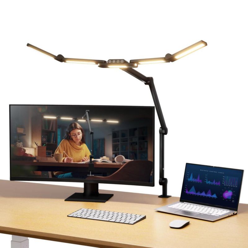 Lámpara de escritorio LED NEEWER 82 cm regulable 23 W DL01