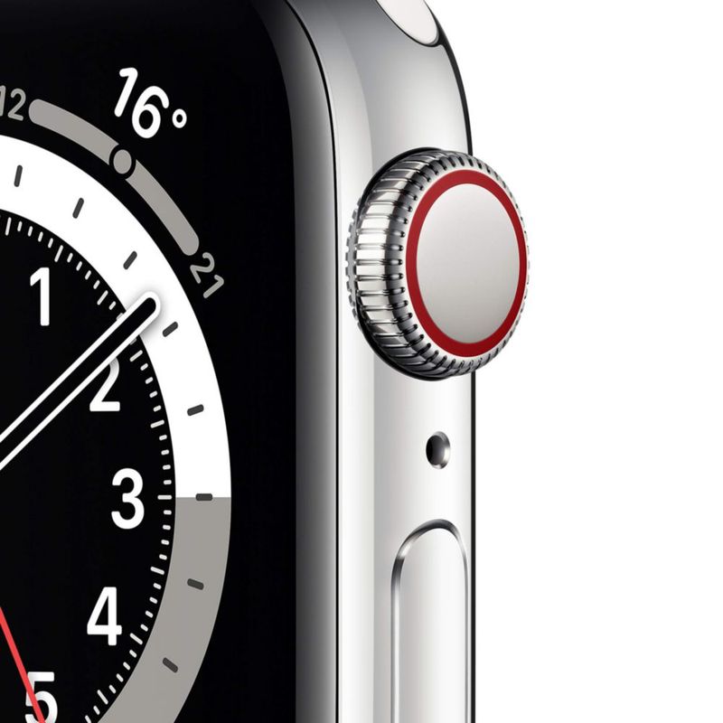 Apple Watch Series 6 GPS Cellular 40mm Acero Inoxidable Plata Correa