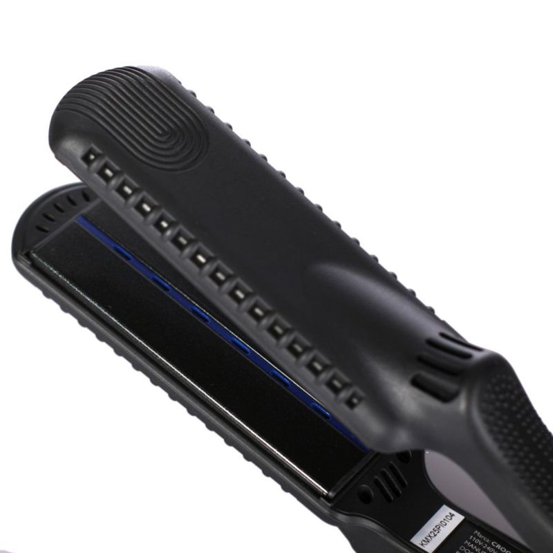 Alaciadora CROC Premium Pico Infrared Placa Nano Titanio Negro