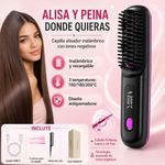 Plancha Inalámbrica VAWQVF Azul 3 Temperaturas Calentamiento Rápido