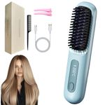 Plancha Inalámbrica VAWQVF Azul 3 Temperaturas Calentamiento Rápido