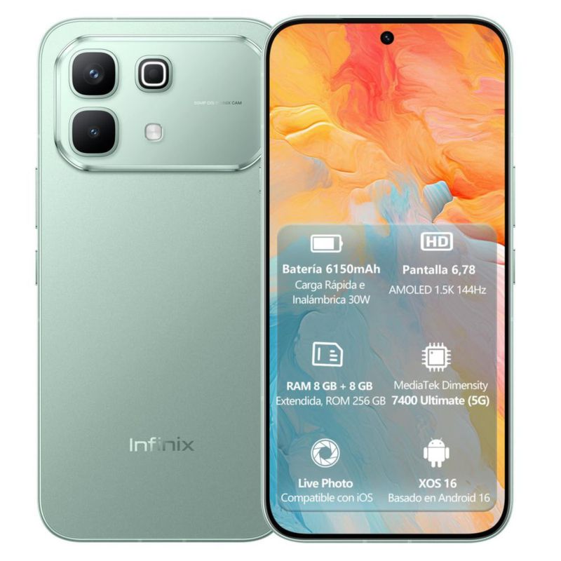 Infinix Note 60 5G 1 5K AMOLED 6 78