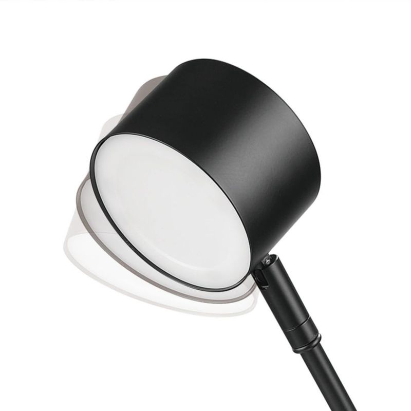 Lámpara de escritorio Globe Electric 41 cm negro mate con puerto USB