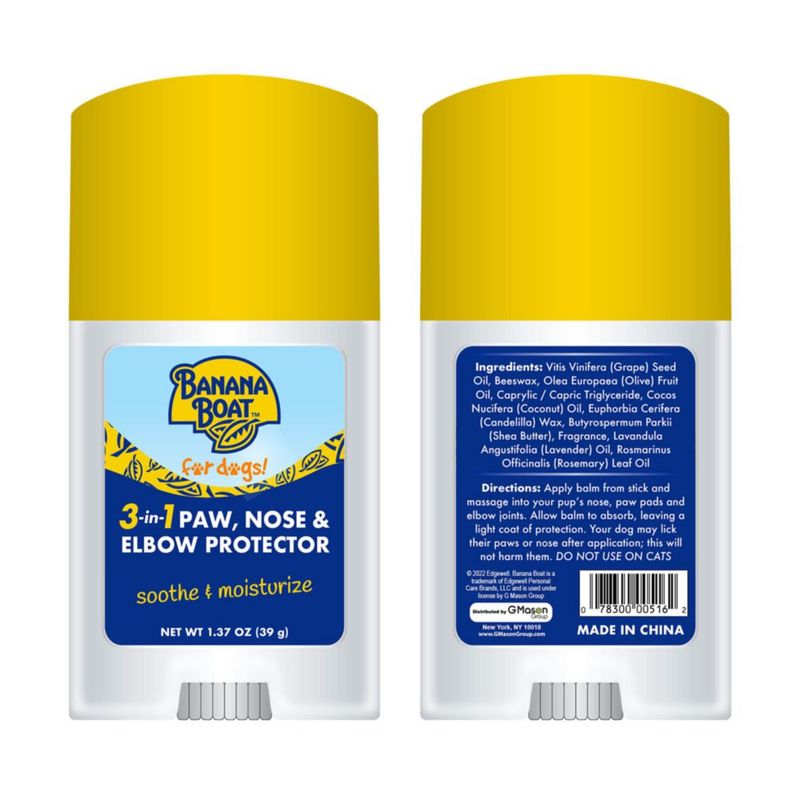 Protector solar Banana Boat 39 g Bálsamo 3‑en‑1 para perros