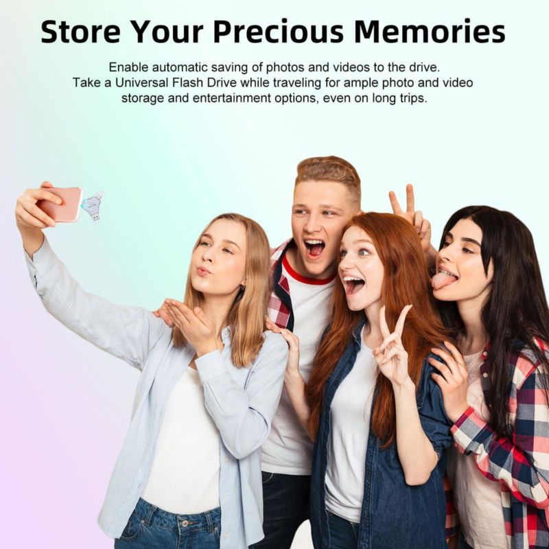 Unidad flash USB 3.0 de 128 GB para iPhone con certificación MFi