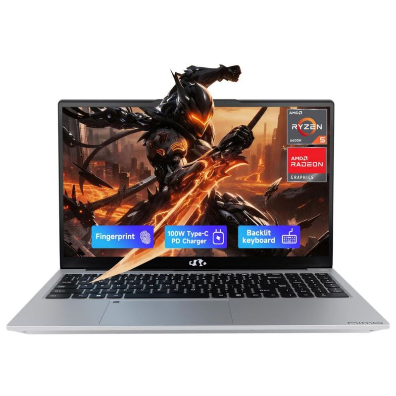 Portátil NIMO Ryzen 5 6600H 32 GB RAM 1 TB SSD 156″