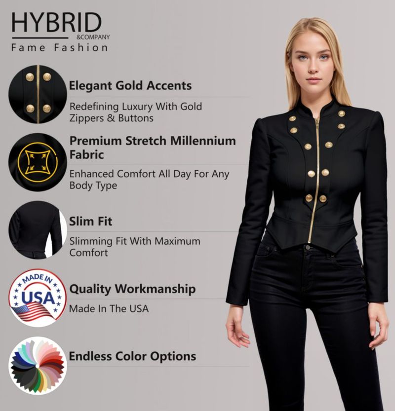 Blazer Hybrid & Company KJK1125 Negro Talla M