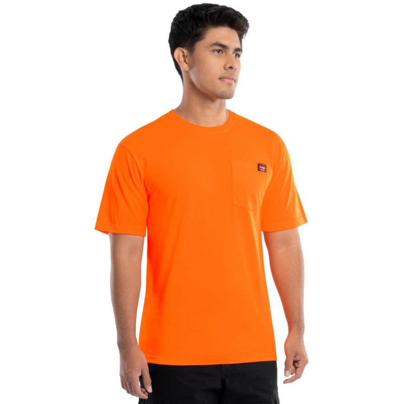 Camiseta Wrangler 2 unidades Naranja de seguridad Talla XL